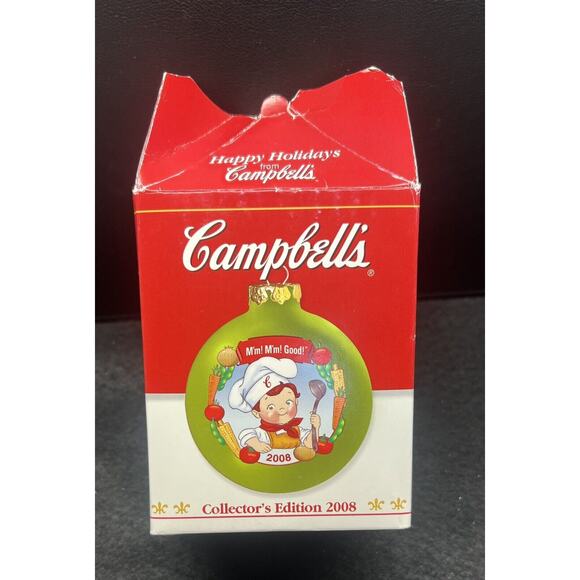 Campbell's‎ Christmas Ornament 2008 Collector's Edition Campbell's Soup - Picture 1 of 5